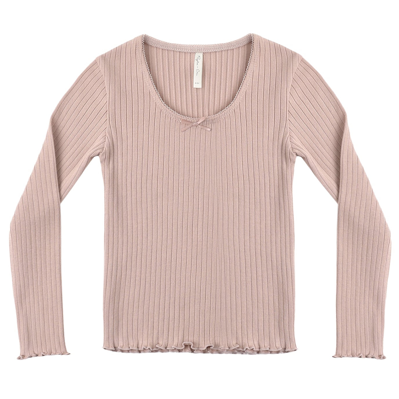 Rylee + Cru Ribbed Long Sleeve || Rosewood