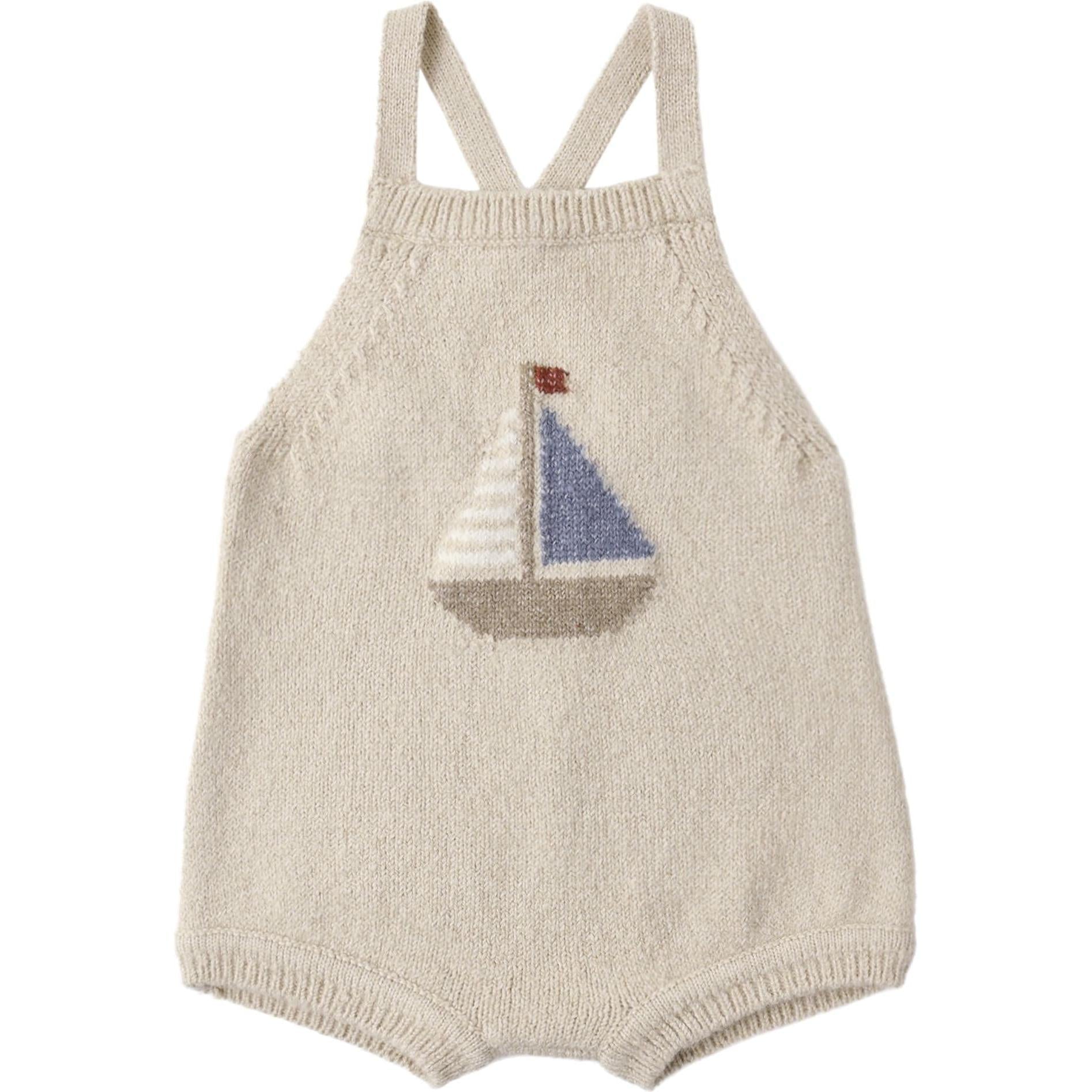 Rylee + Cru Fisher Romper Sailboat