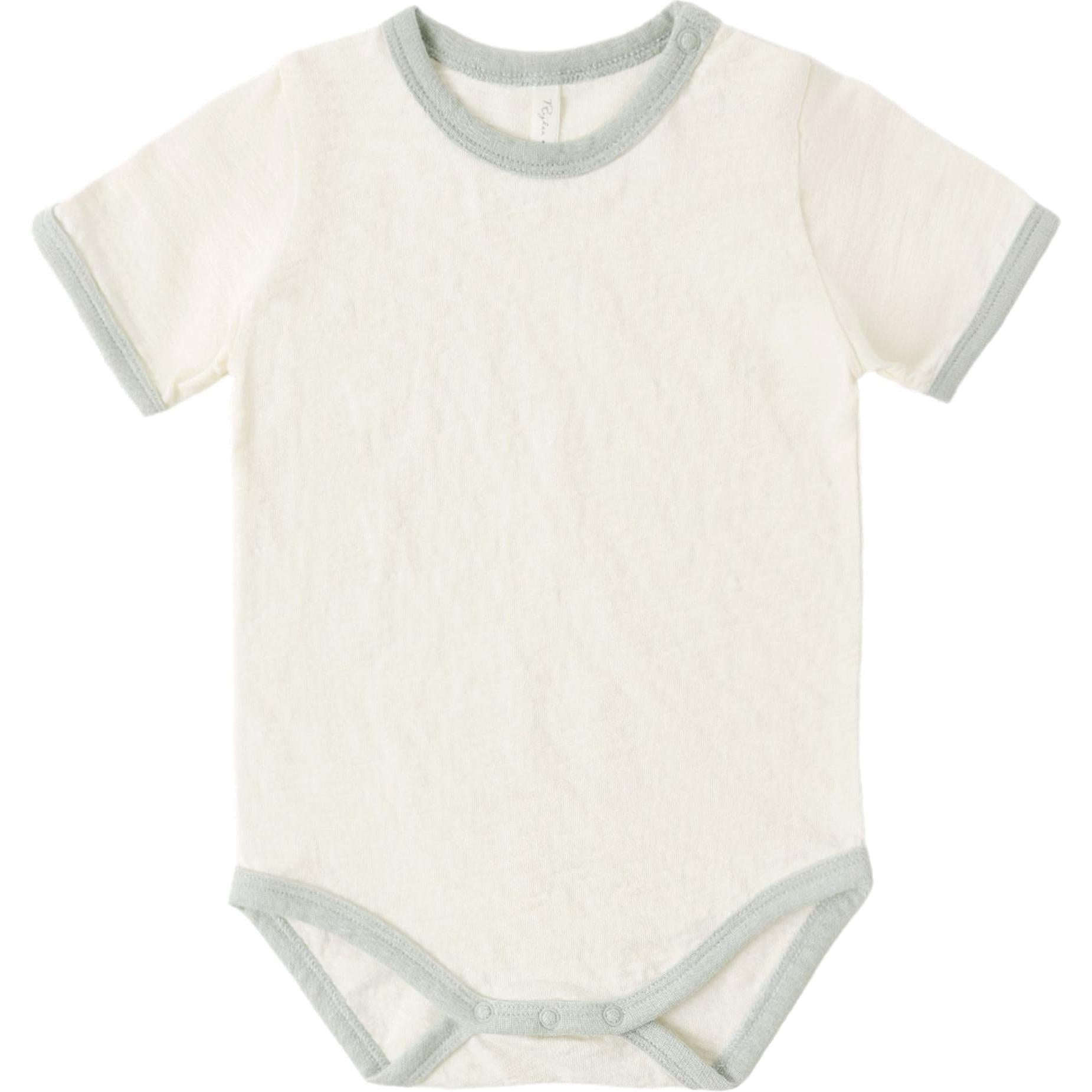 Rylee + Cru Ringer Bodysuit Seafoam