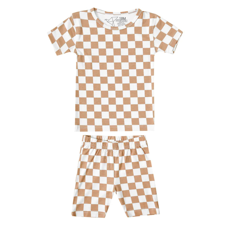 Copper Pearl 2pc Short Sleeve Pajama Set | Rad
