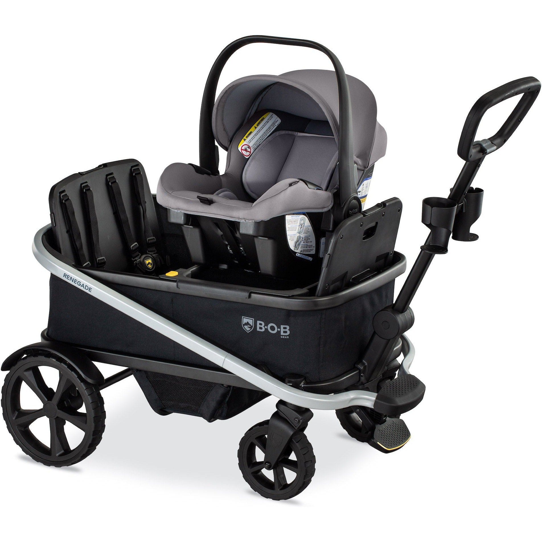 Baby Wagon With Car Seat Expedition 2-in-1 Stroller Wagon, Mars