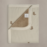 Oilo Bear Cuddle Plush Infant Blanket