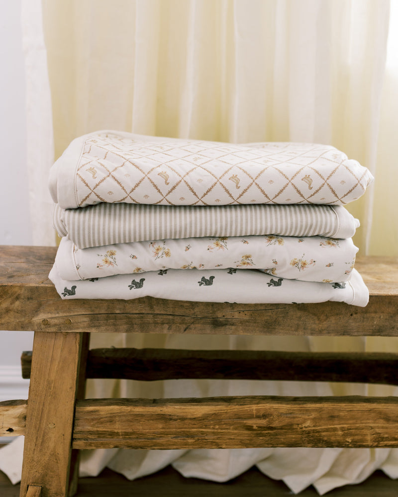 Oilo Bear Cuddle Plush Infant Blanket