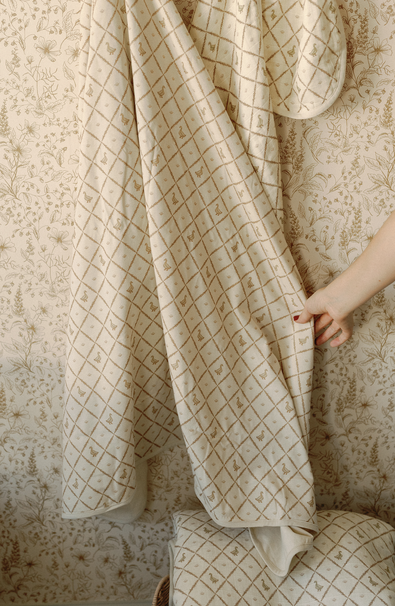 Oilo Bear & Duck Jersey Swaddle Blanket Set