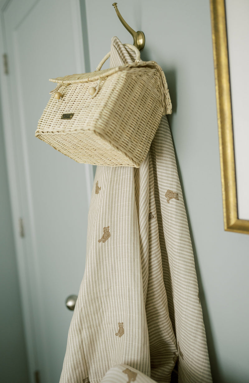 Oilo Bear & Duck Muslin Swaddle Blanket Set