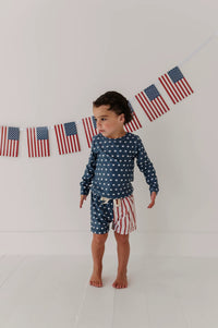 BabySprouts Boys Swim Shorts | American Flag