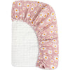 Babyletto Daisy Quilted Muslin Changing Pad Cover in GOTS Certified Organic Cotton