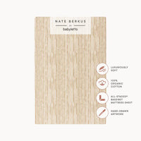 Nate Berkus x Babyletto All-Stages Bassinet Sheet