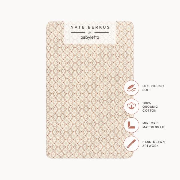 Nate Berkus x Babyletto Mini Crib Sheet
