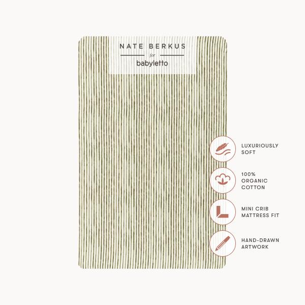 Nate Berkus x Babyletto Mini Crib Sheet