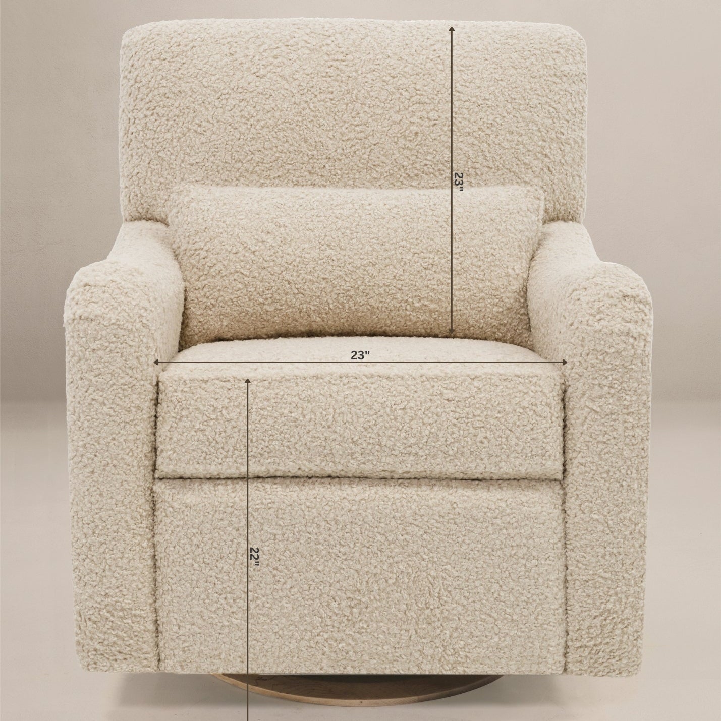 Oilo Teddy Gliding Swivel Nursery Recliner
