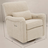Oilo Teddy Gliding Swivel Nursery Recliner