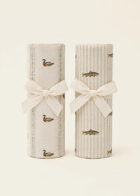 Mallard Duck & Trout - Muslin Swaddle Blanket Set