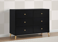 Delta Children Essex 6 Drawer Dresser with Interlocking Drawers (RTA)