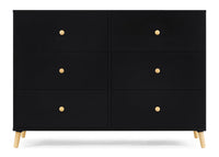 Delta Children Essex 6 Drawer Dresser with Interlocking Drawers (RTA)