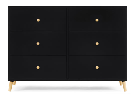 Delta Children Essex 6 Drawer Dresser with Interlocking Drawers (RTA)