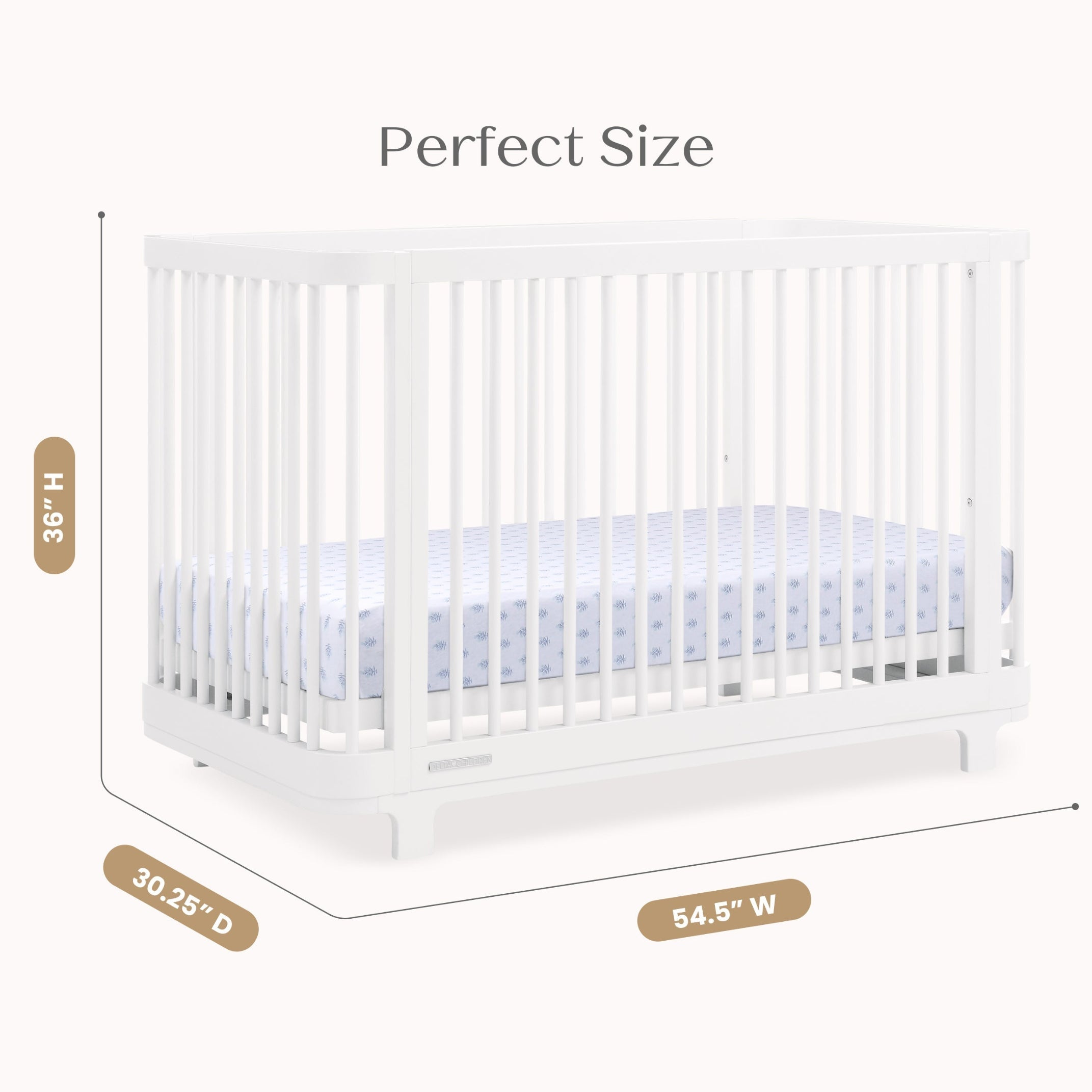 Delta Children Nest 4-in-1 Convertible Crib