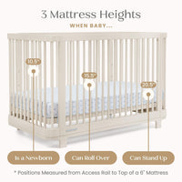 Delta Children Nest 4-in-1 Convertible Crib