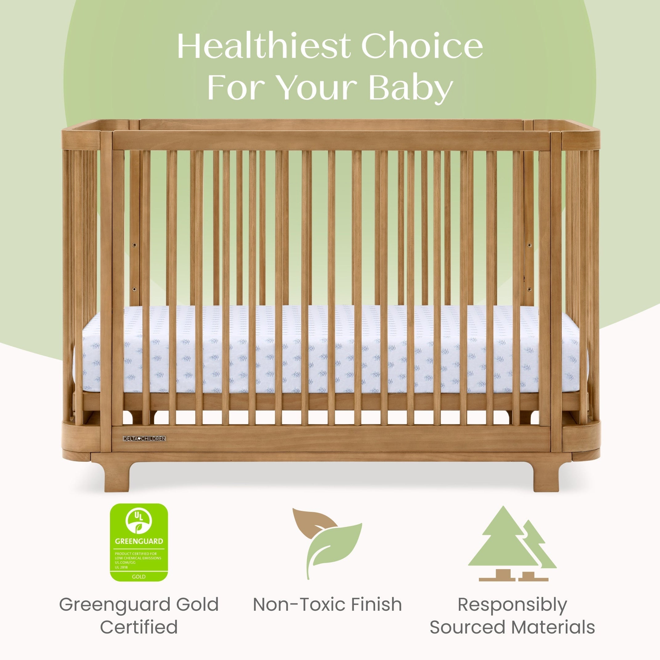 Delta Children Nest 4-in-1 Convertible Crib