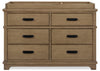 Delta Children- Asher 6 Drawer Dresser with Changing Top
