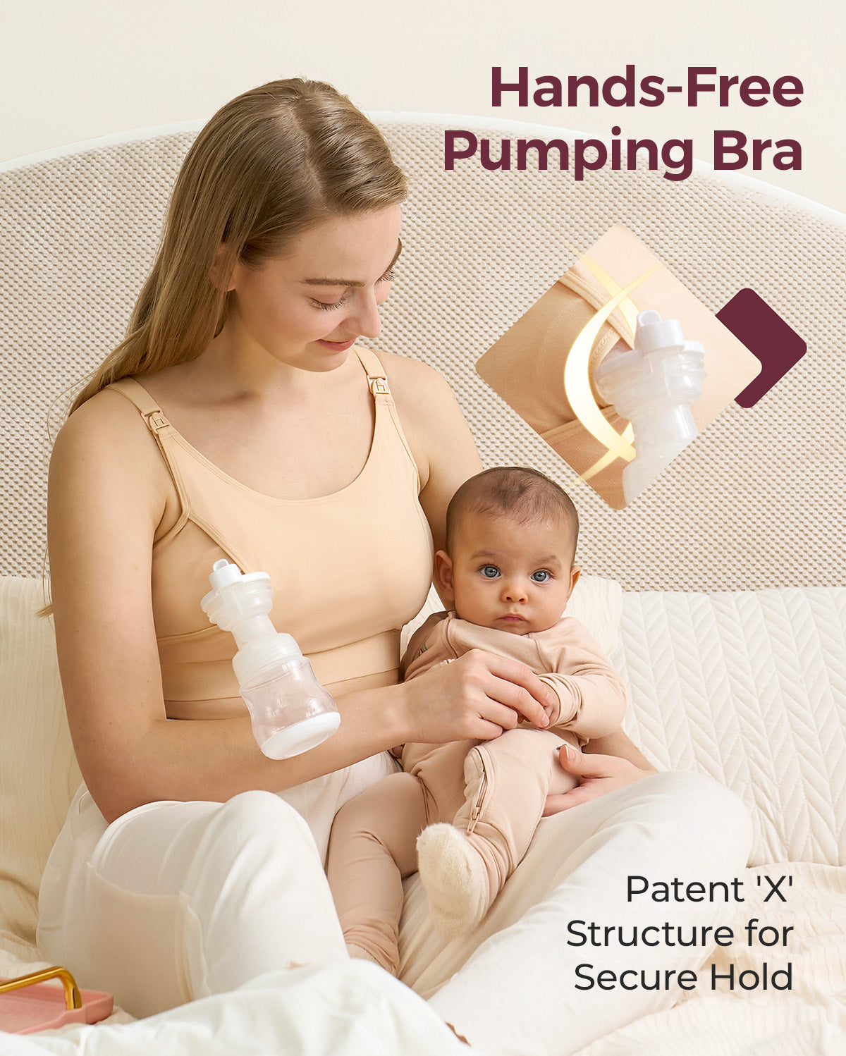 Momcozy The Original: Our Basic Pumping Bra (YN08)