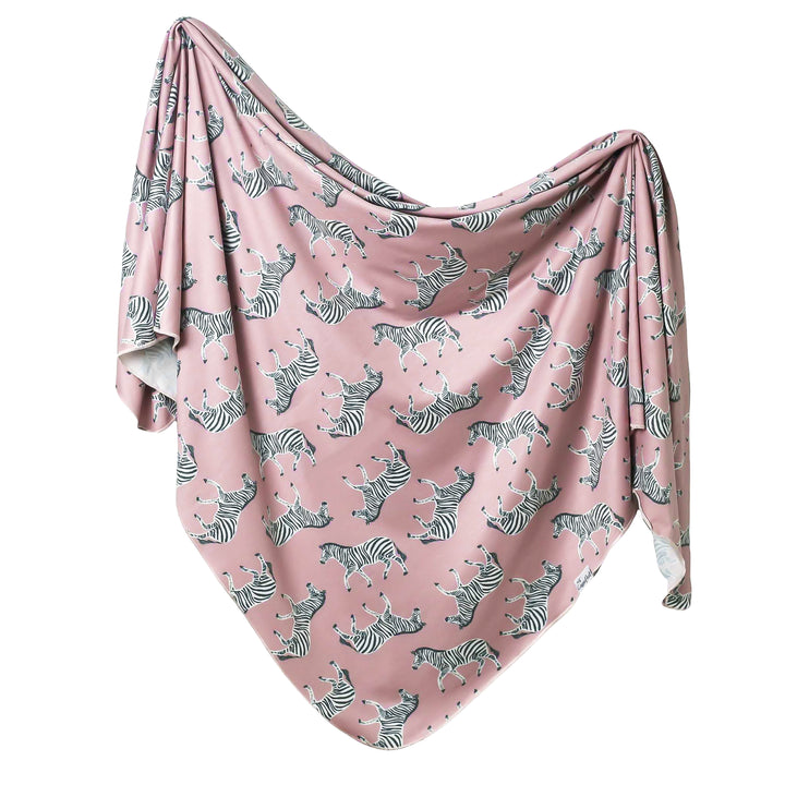 Copper Pearl Knit Swaddle Blanket | Zella