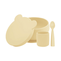 BLW SET I Silicone Feeding Set (Bowl with Lid+Cup+Spoon)