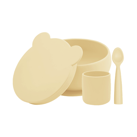 BLW SET I Silicone Feeding Set (Bowl with Lid+Cup+Spoon)