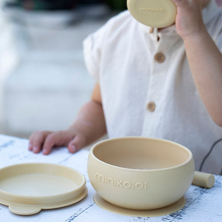 BLW SET I Silicone Feeding Set (Bowl with Lid+Cup+Spoon)