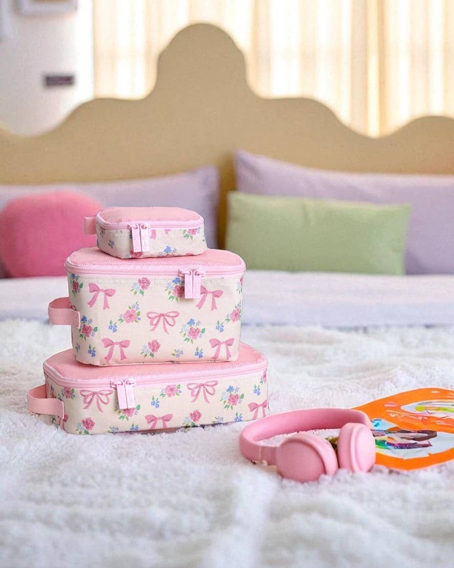 Ribbons + Roses Pack Like A Boss™ Packing Cubes