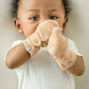 Stay On Baby Mitts - Sandstone