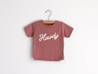 Howdy Script Baby & Kids Tri-Blend Tee