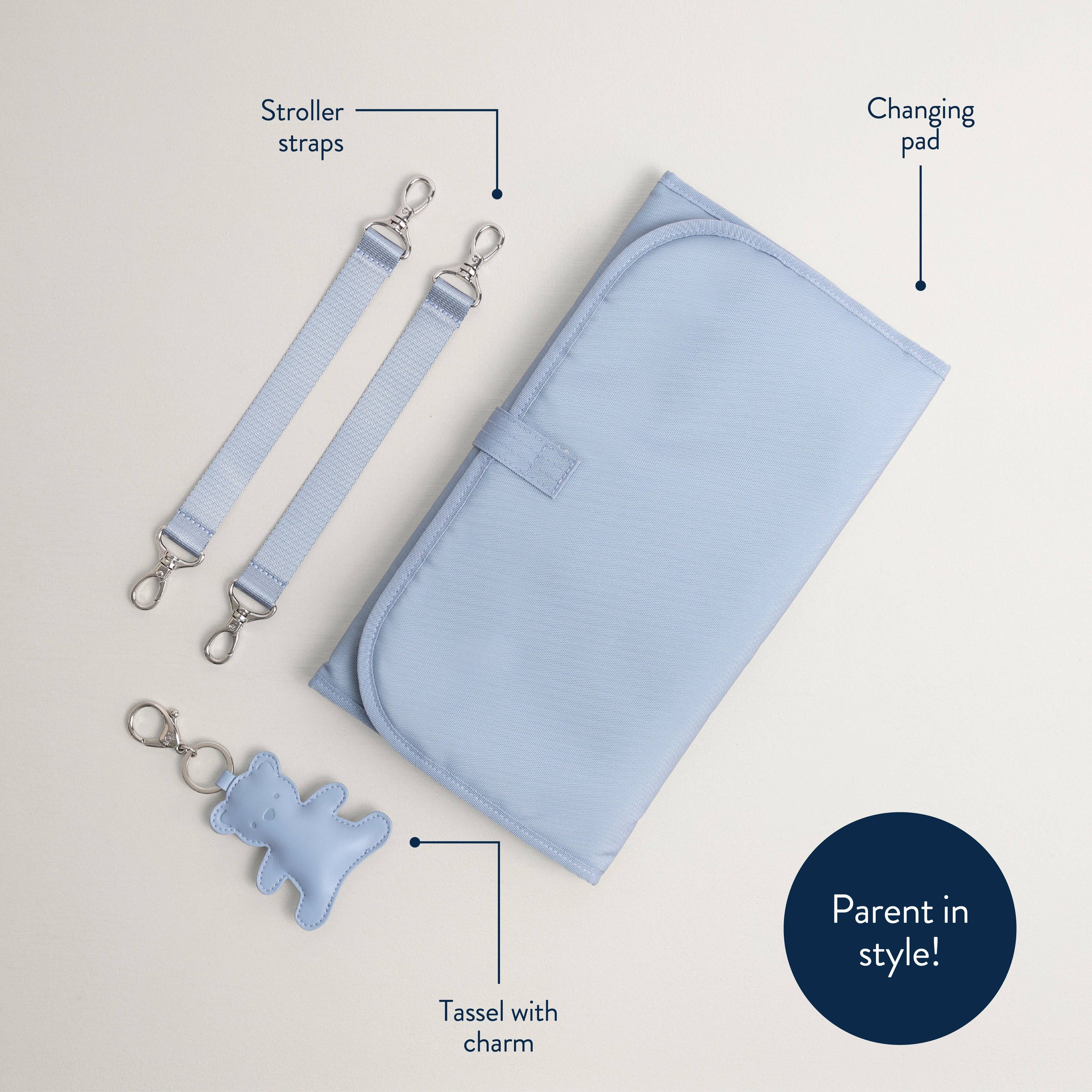 Teddy Blue Boss Plus™ Backpack Diaper Bag