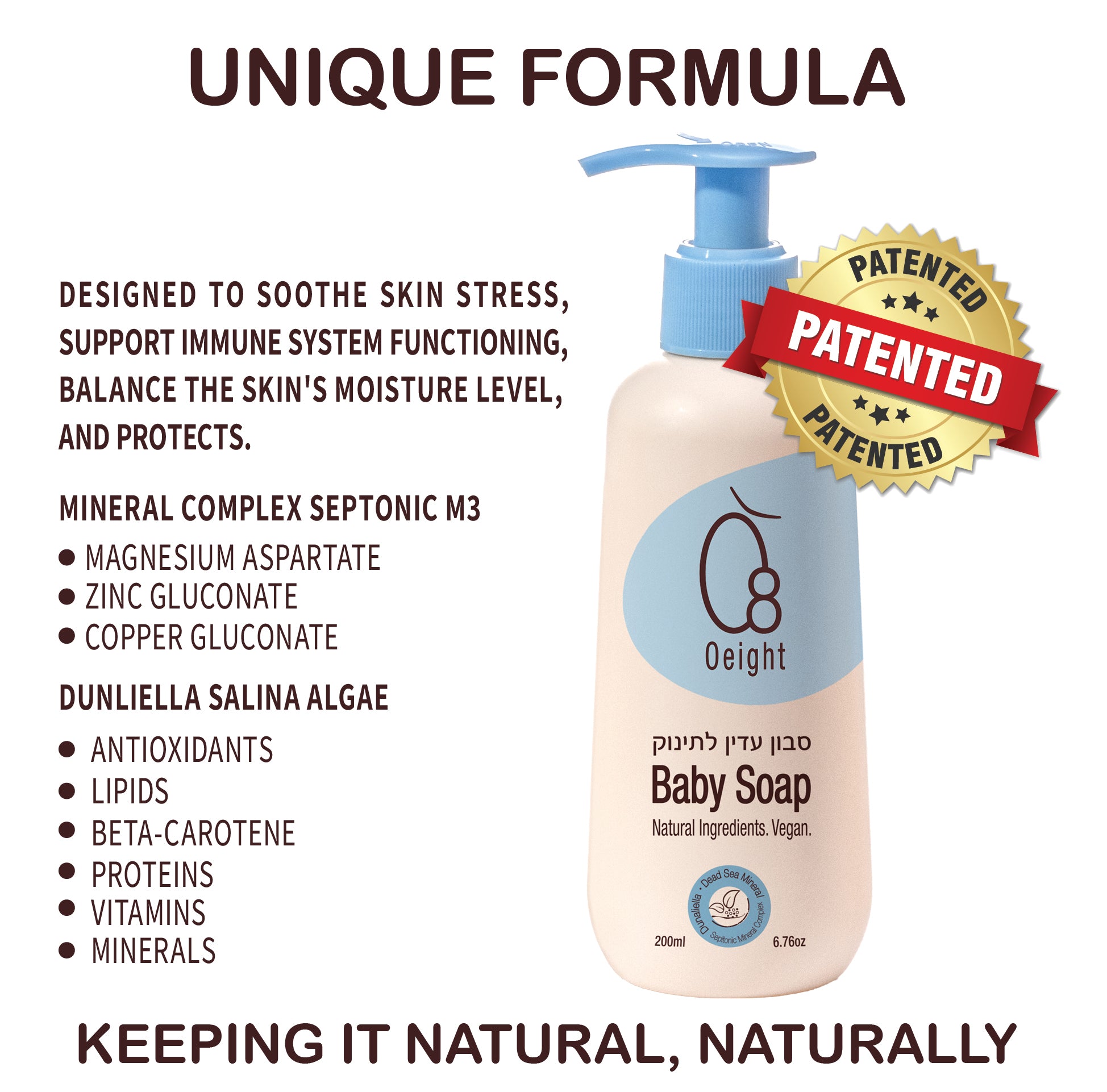 Oeight Gentle Baby Body Soap