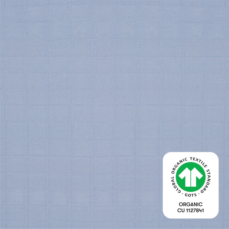 Babyletto Dewdrop Mini Crib Sheet in GOTS Certified Organic Muslin Cotton