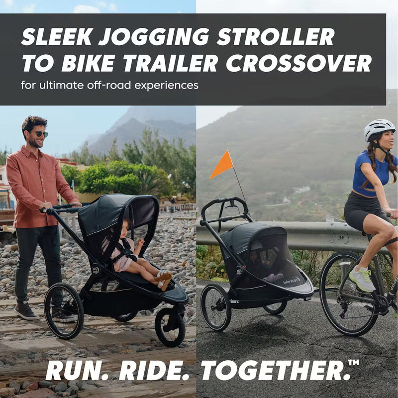 Baby Jogger City Prix Jogger + BIke Trailer + Shield Bundle