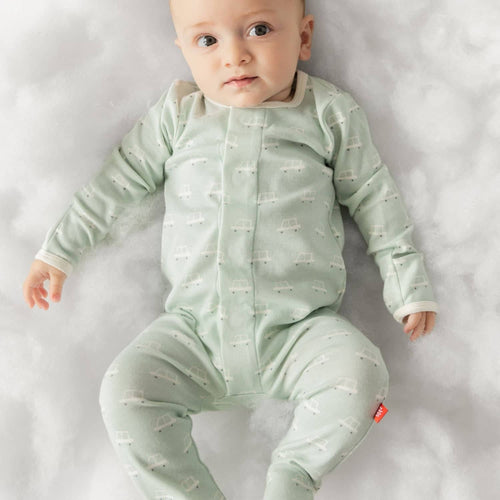 Magnetic Me Beep Beep Time For Sleep Organic Cotton Magnetic Parent Favorite Footie