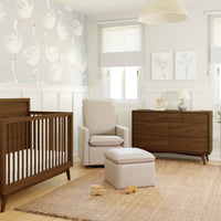 Babyletto Cali Storage Ottoman in Eco-Performance Fabric | Water Repellent & Stain Resistant