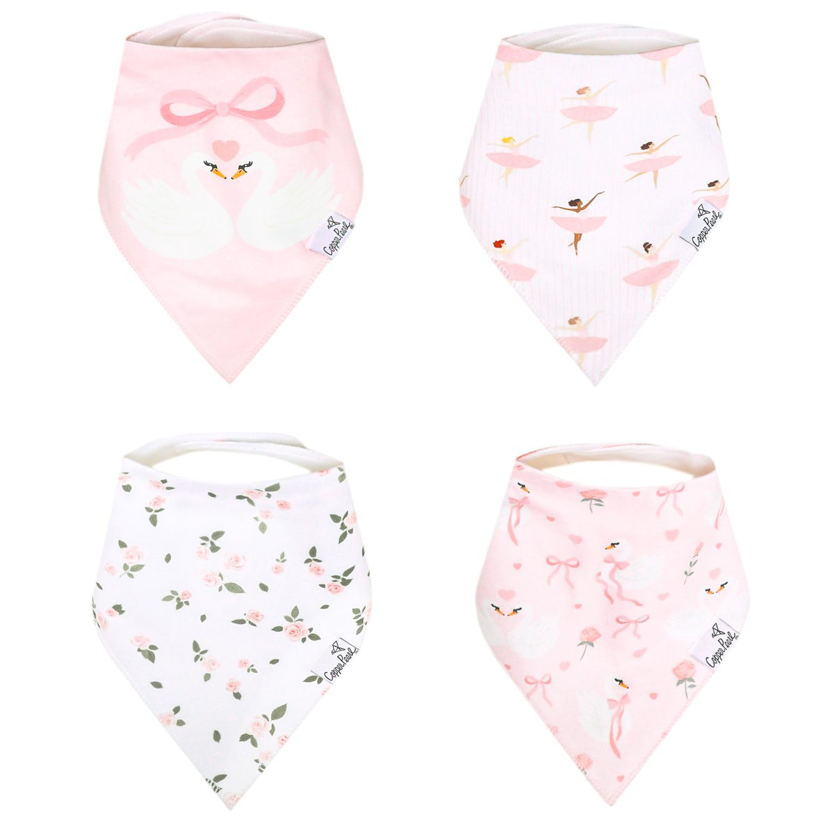 Copper Pearl Baby Bandana Bibs | Katerina