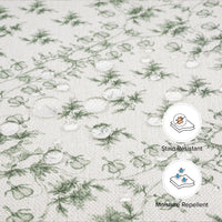 Sarah Flint x Namesake Crawford Gliding Ottoman in Eco-Performance Fabric | Water Repellent & Stain Resistant