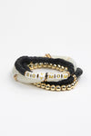 Boy Mom Tubular Beaded Bracelet Set