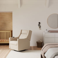 Babyletto Kiwi Deluxe Power Recliner & Swivel Glider with Heat and Massage