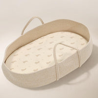 Oilo Bunny Convertible Moses Basket Sheet & Extra Small Changing Pad Cover