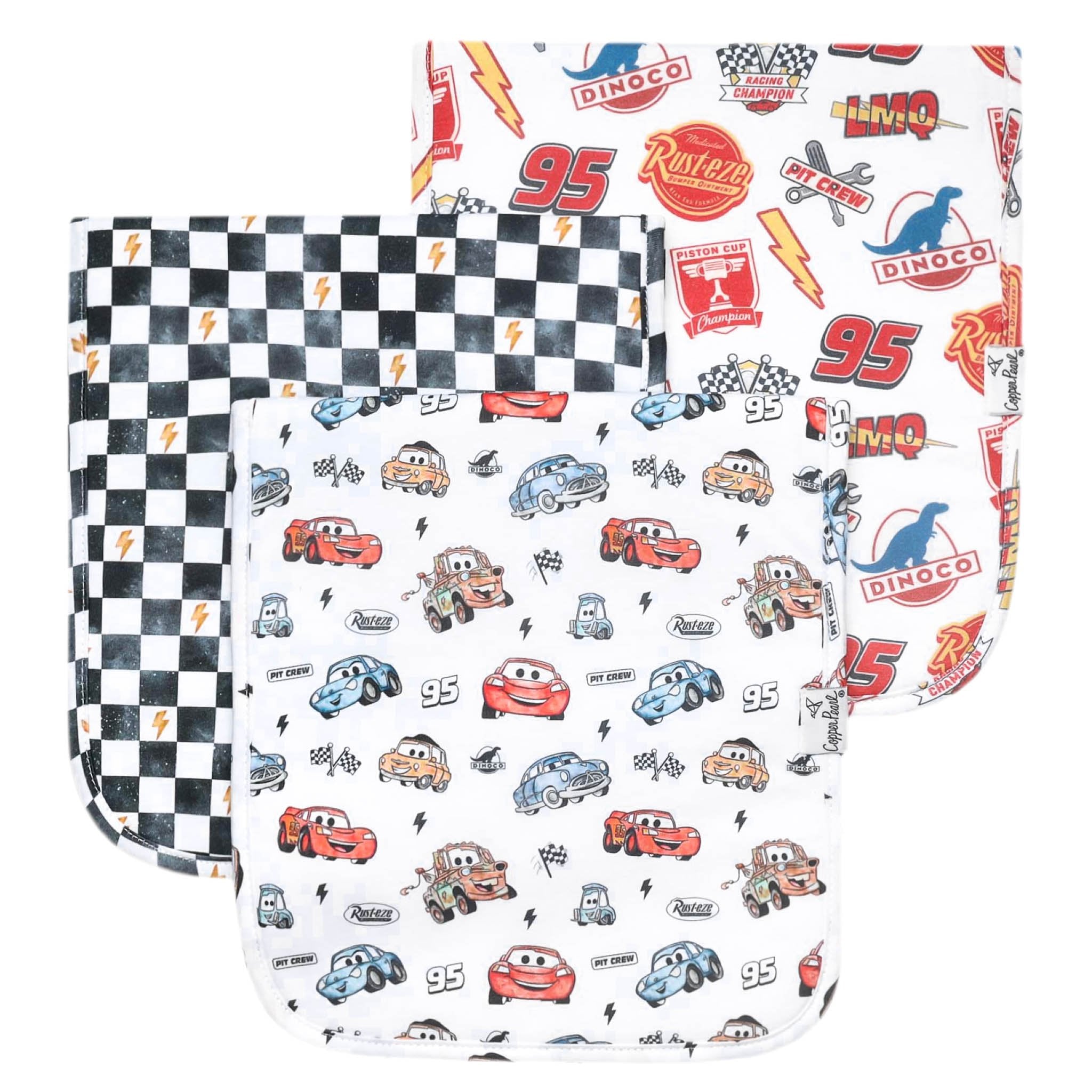Copper Pearl Premium Burp Cloths | Disney Pixar Cars
