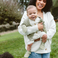 STAY ON BABY MITTS | ARTICHOKE