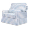 Namesake Crawford Pillowback Chair and a Half Comfort Swivel Glider