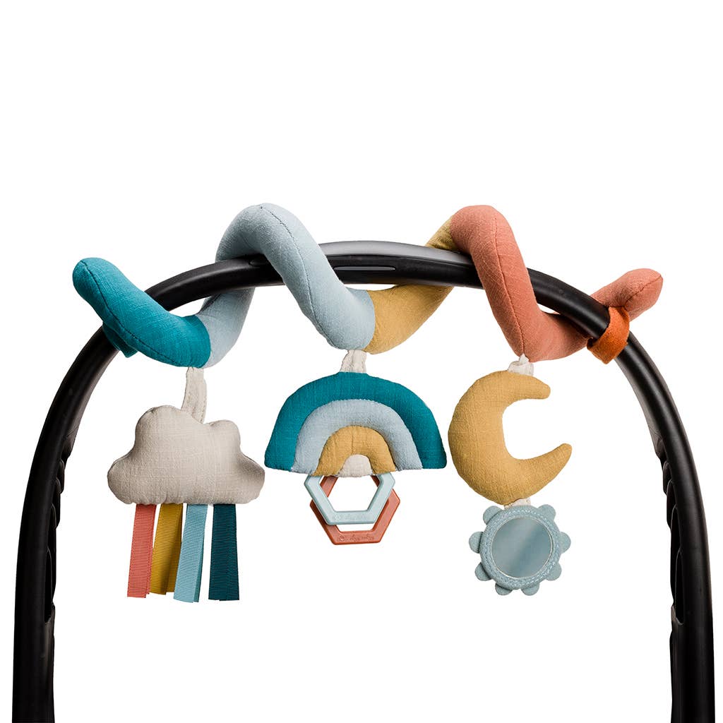 Bitzy Bespoke Itzy Bitzy Spiral Car Seat Activity Toy- Pastel