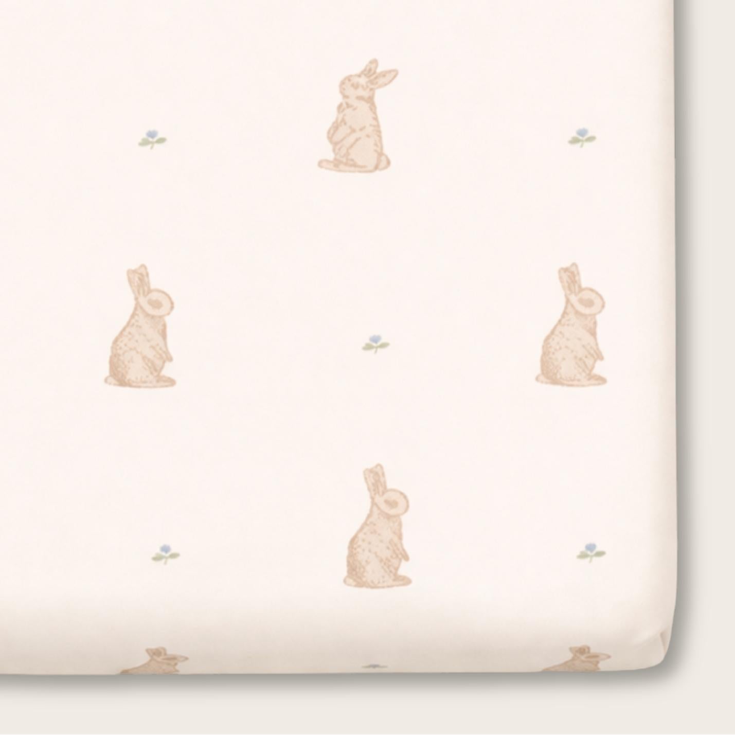 Oilo Bunny Crib Sheet