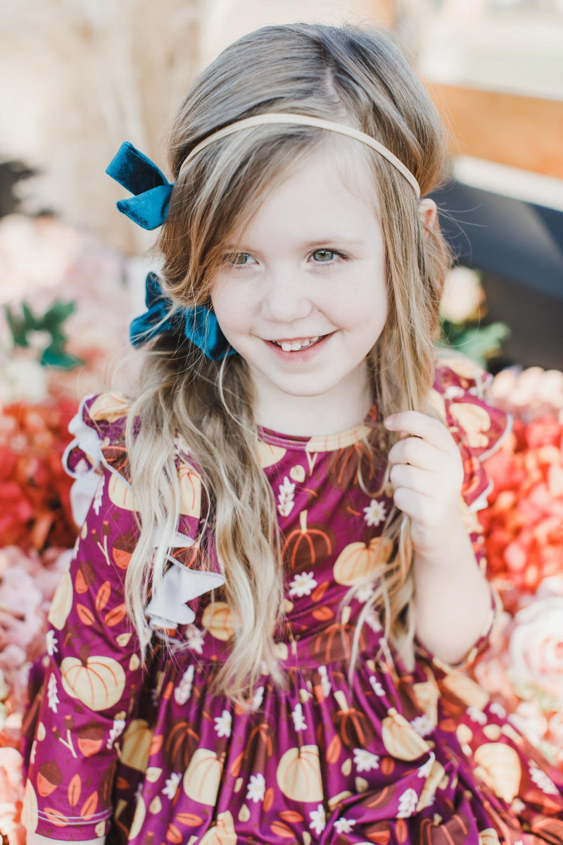 Mila & Rose Pumpkin Patch Ruffle Twirl Dress