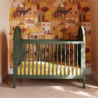 Babyletto Bondi Cane 3-in-1 Convertible Crib with Toddler Bed Conversion Kit